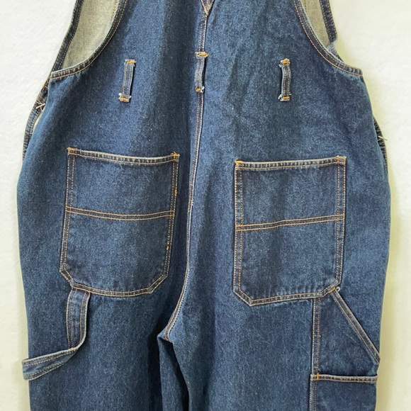 Roundy Ridge Dark Wash Carpenter Overall/Bibs - Picture 8 of 12